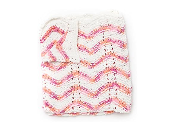 Bernat Baby Blanket Yarn, 3.5 oz, Gauge 6 Super Bulky, Peachy