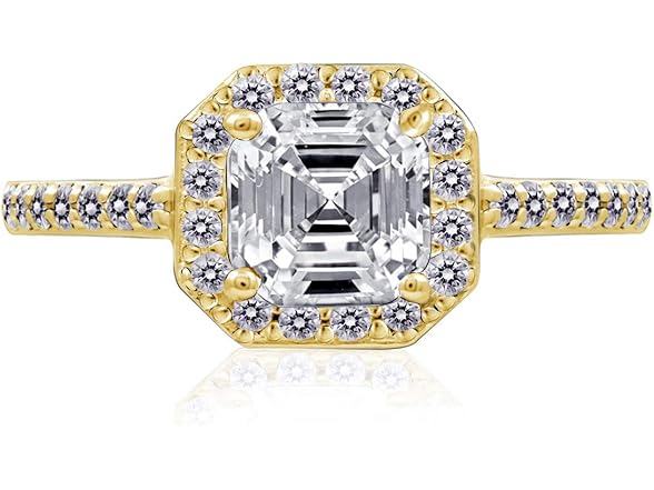 Amazon Essentials Ring Halo Sterling