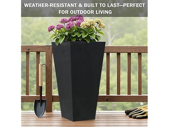 GreenShip BC075525070470 27" tall planter