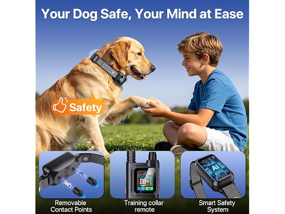 FAWNALGE 2 In1 Wireless Dog Collar