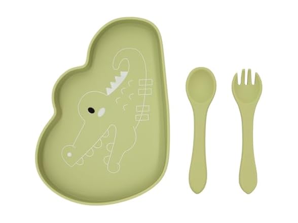 BabyX Baby Silicone Feeder Set, 3-pcs