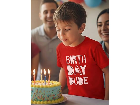 Tstars Boys (3T) It's My Birthday Dude Kids Shirt