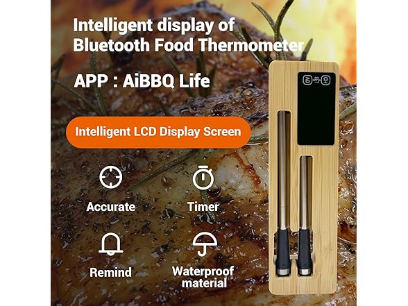 AIBBQLIFE  Wireless Meat Thermometer
