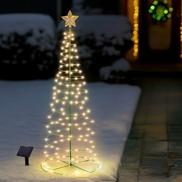 MERRYLITE Solar LED 4ft Christmas Tree - Gallery 5