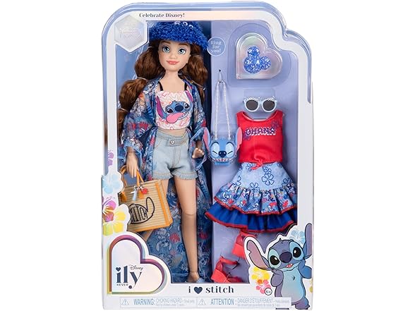 Disney ily 4EVER Dolls Disney 100 Stitch 11.5"