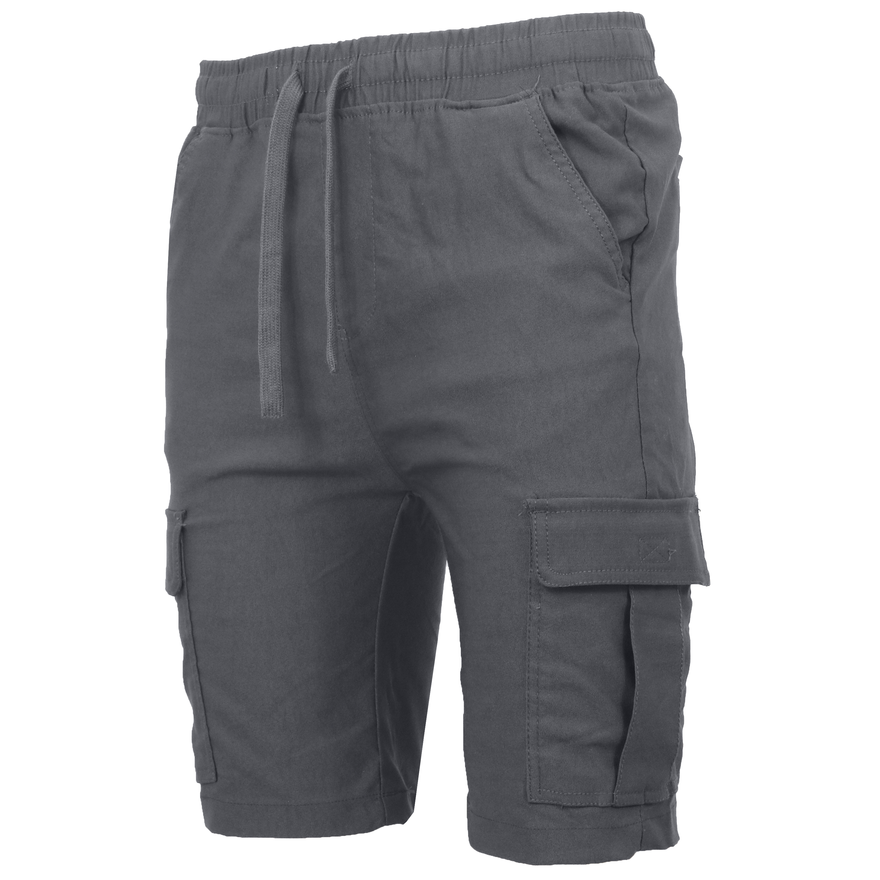 Mens Super Stretch Pull-On Cargo Shorts - Gallery 40