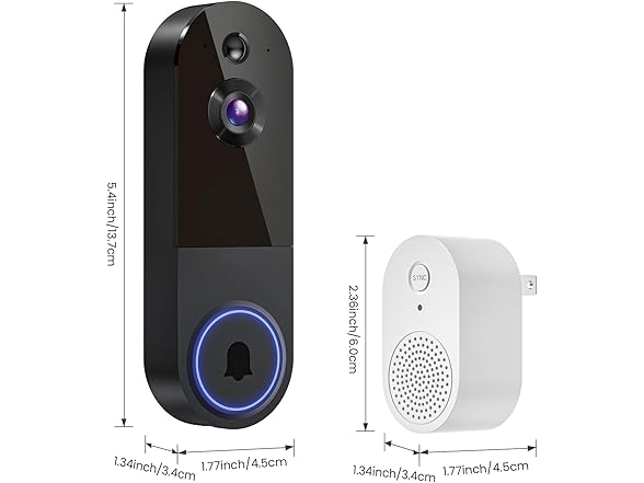 ClipBlur Wi-Fi Video Doorbell