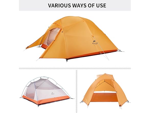 Naturehike Cloud-Up 3 Ultralight Tent, 3-Person