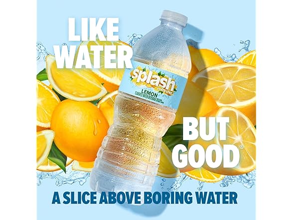 Splash Lemon Water 6pk