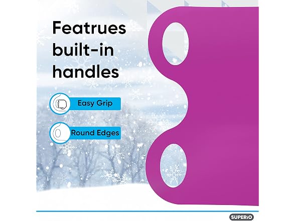 Superio Snow Slider Mat, 54" (Pink), 12 Pack