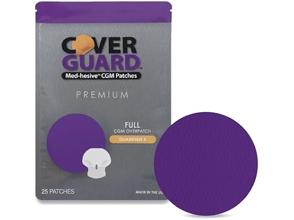 CoverGuard CGM Overpatch for Guardian 4 Purple