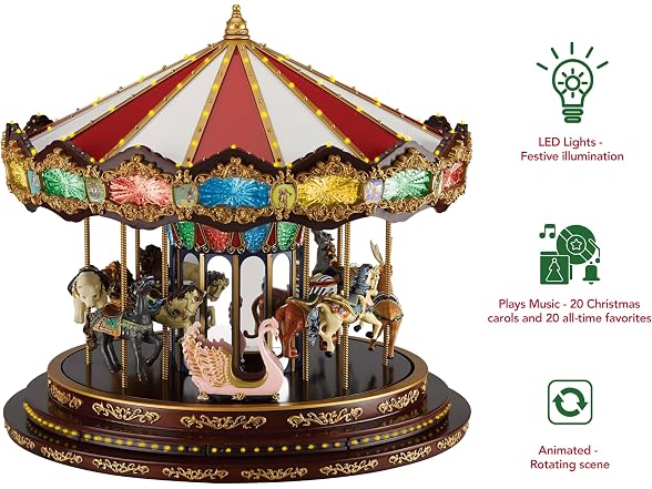 Mr. Christmas Marquee Deluxe Musical Carousel - Gallery 2