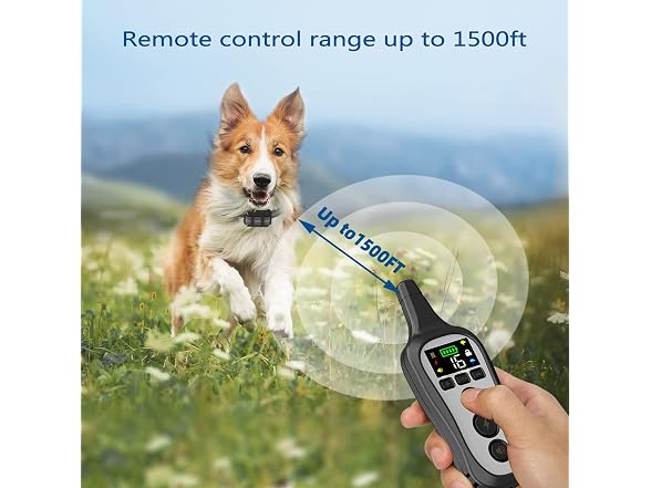 Pet Dog Stop Bark Training Collar with Remote