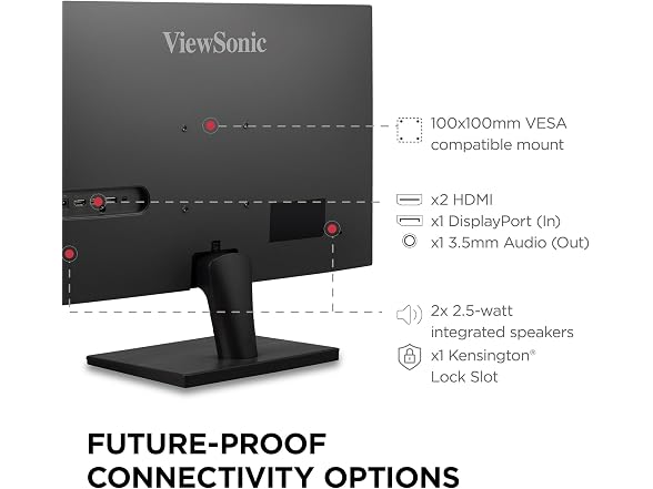 ViewSonic 27 Inch QHD 1440p Monitor