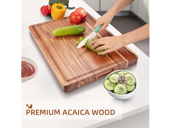 Garvee Large Wood Cutting Board for Kitchen