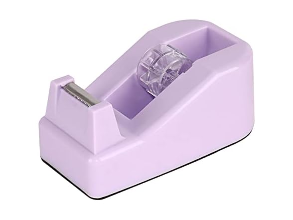 Buqoo Desktop Tape Dispenser Non-Skid (Purple)