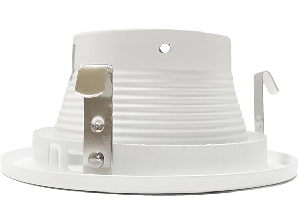 NICOR Lighting 4 inch White Baffle Trim
