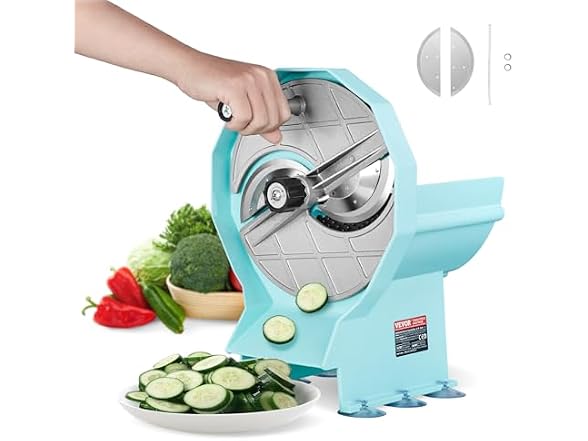 VEVOR Manual Vegetable Fruit Slicer, 0-0.5"/0-12mm