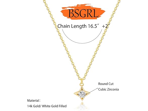 BSGRL Polaris Crystal Necklace