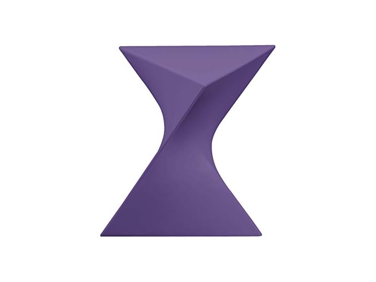 LeisureMod RS17PU Randolph Side Table Purple