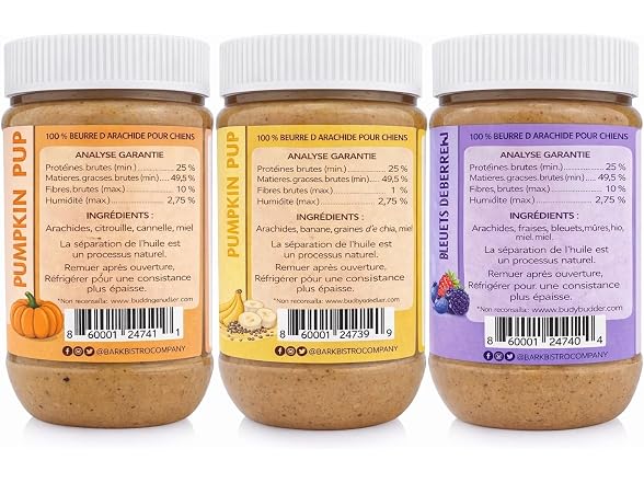 3PK Bark Bistro Company, Dog Variety Peanut Butter