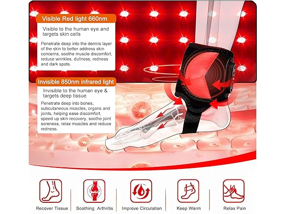 Cordless Red Light Therapy Wand