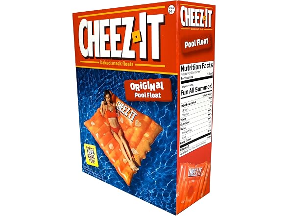 Giant Cheez-It Pool Float 