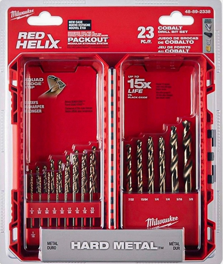Milwaukee 48-89-2338 23PC RED Helix Cobalt BIT Set - Gallery 2