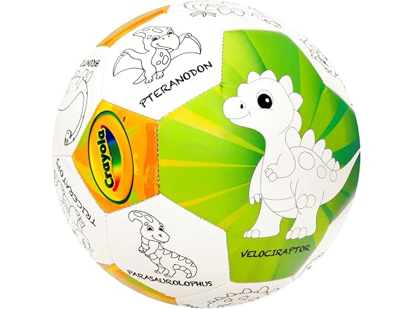 Crayola Official Soccer Ball - Dinosaur