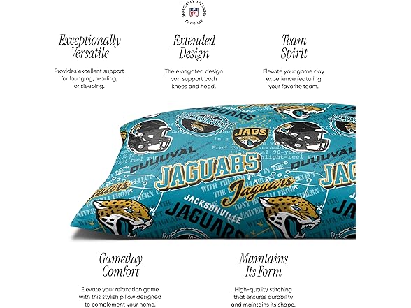 JACKSONVILLE JAGUARS Body Pillow