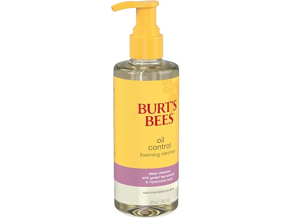 Burts Bees Oil Control Foaming Cleanser 8 oz