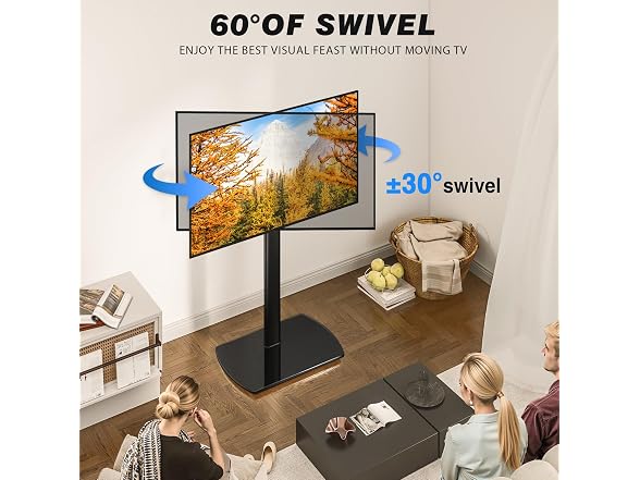 YOMT Universal TV Floor Stand with Mount