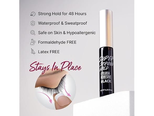 iEnvy Eyelash Adhesive Brush On Latex Free Black
