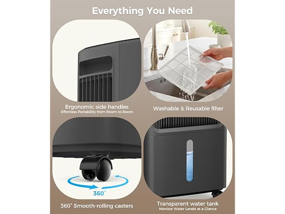 VEAGASO 2,800 Sq.Ft Dehumidifier