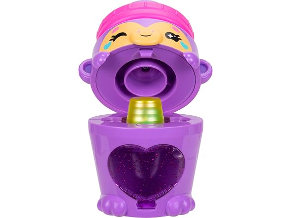 Kutie Kups - 4” Purple Water Bottle Monkey Kutie