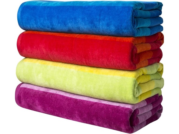 Bumble Set of 4 Thick Fluffy Beach Towels