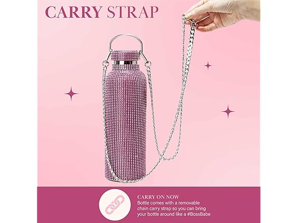 Paris Hilton Diamond Bling Water Bottle 