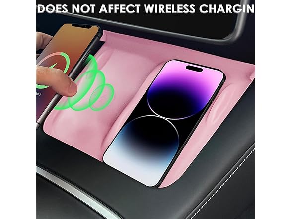TSTESE Center Console Wireless Charging Mat