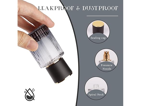 30ml Glass Perfume Atomizer Bottles