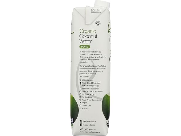 Real Coco KHRM00377966 Pure Organic Coconut Water - Gallery 5