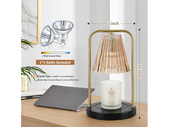 VerRon Candle Warmer Lamp