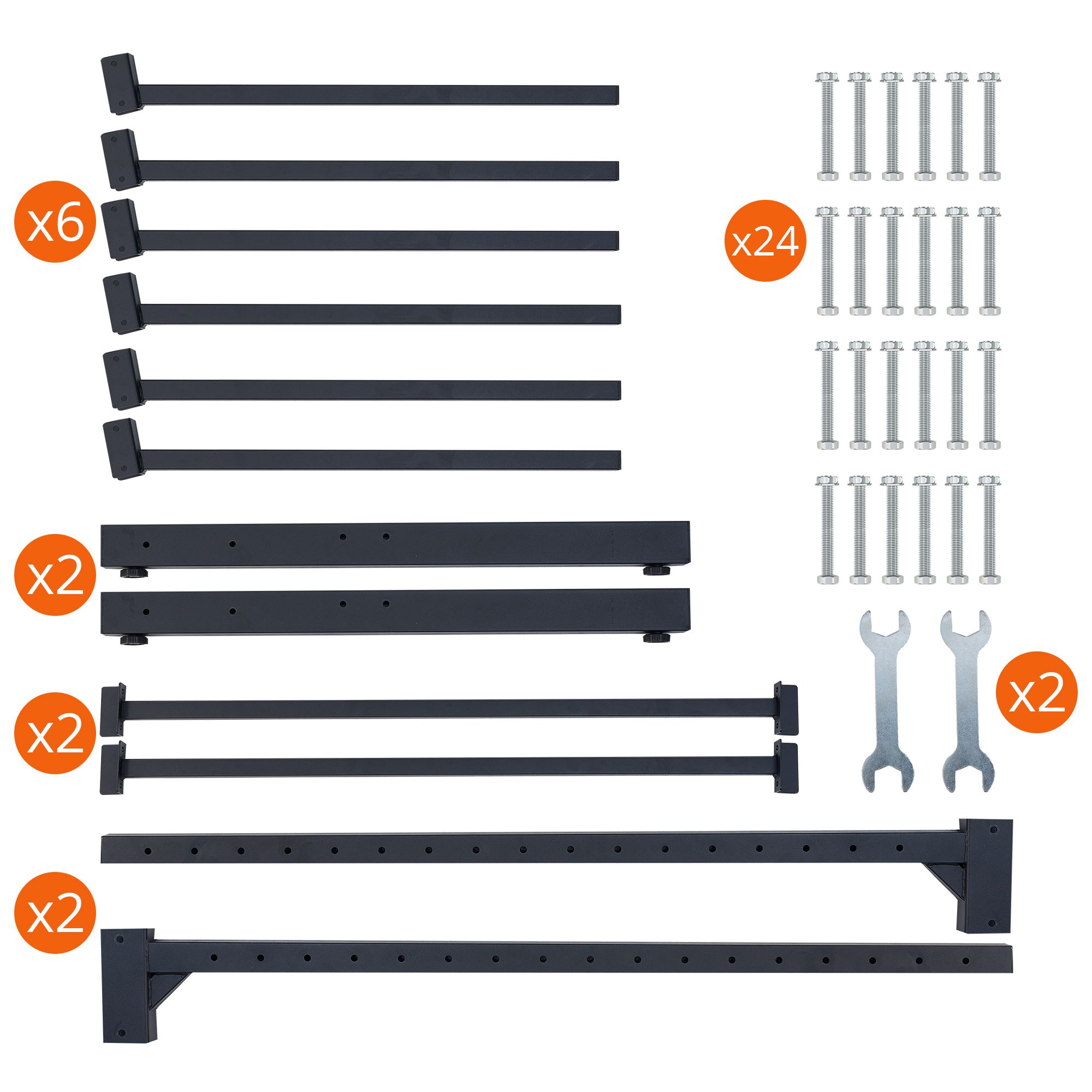 LUGO KR-46-3TIER Heavy-Duty Freestanding Rack - Gallery 18