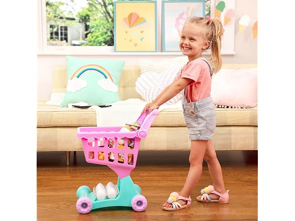 Battat – Play Circle – Shopping Cart & Grocery Set for Kids