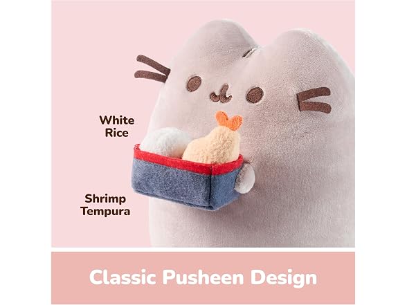 GUND Pusheen Bento Box Snackable Plush