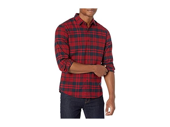 Navy Red Plaid