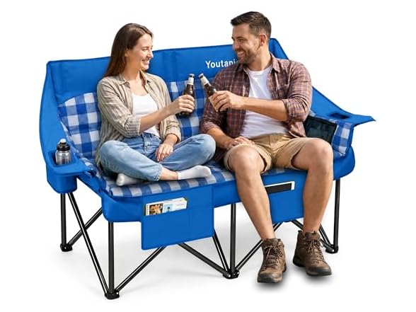 Youtanic Double Camping Chair 650lbs