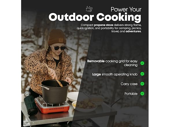 GasOne Single Propane Burner Camp Stove