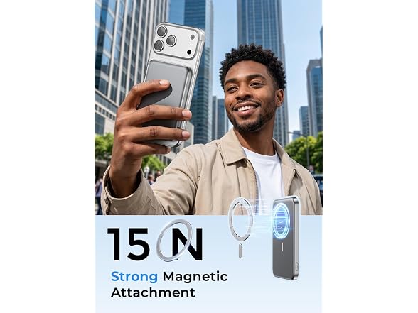 Aobbow Magnetic Power Bank SpaceGrey
