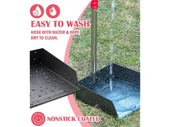 Stainless Pooper Scooper Rake & Spade