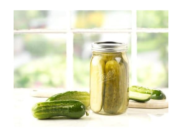 Ball - 32oz Wide Mouth Jars with Lids & Bands 12 Pack Jars